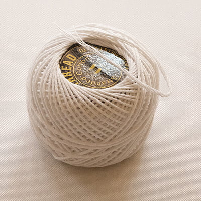 Gopal Embroidery Thread White 10 gm