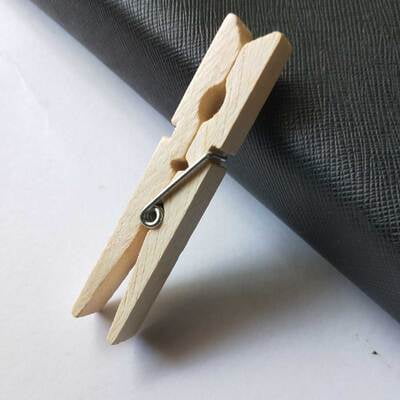 Wooden Clip Natural 7 cm