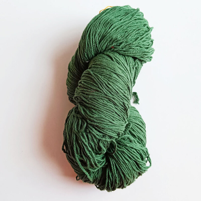 Cotton Yarn 4 Ply Bottle Green Cotton Yarn 4 Ply Bottle Green