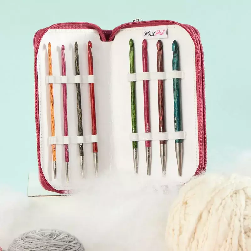 KnitPro Dreamz Deluxe Tunisian Crochet hook Set