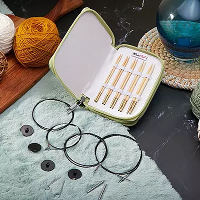KnitPro Japanese Bamboo Starter Interchangeable Needle Sets 13cm/5"-22552