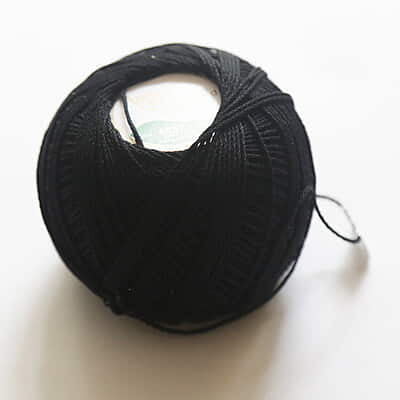 Anchor Mercer Knitting Cotton Black Anchor Mercer Knitting Cotton Black