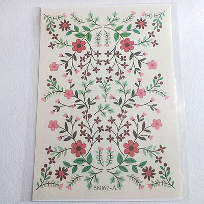 Water Soluble Sticker  - Printed