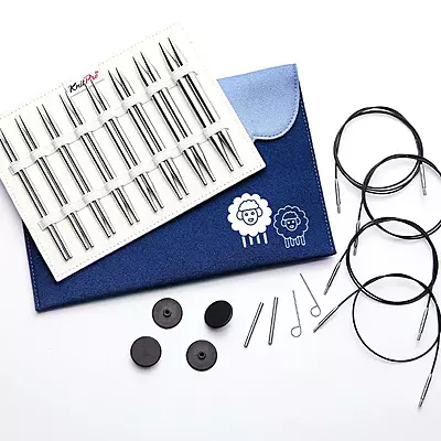 KnitPro Nova Metal Deluxe Interchangeable  Needle Set 13cm/5"-10616