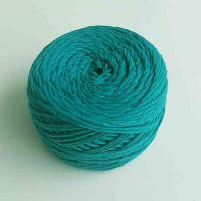 Cotton Yarn 8 Ply Peacock Blue