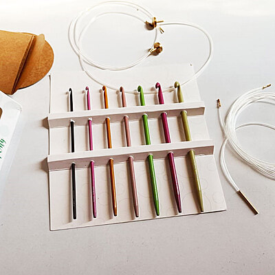 Pony Chroma Interchangeable Tunisian Crochet Hook Set Pony Chroma Interchangeable Tunisian Crochet Hook Set