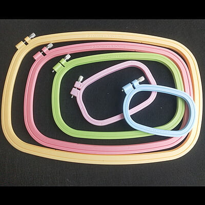 Rectangle Premium Plastic Hoop Rectangle Premium Plastic Hoop