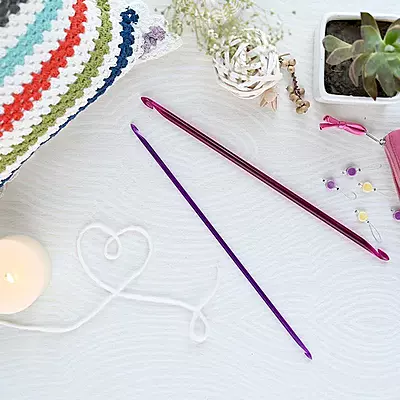 KnitPro Trendz Afghan/Tunisian Crochet hook- Double Ended-30cm