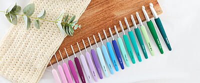 KnitPro Single Ended Crochet Hook Set Grand  Waves 2.0