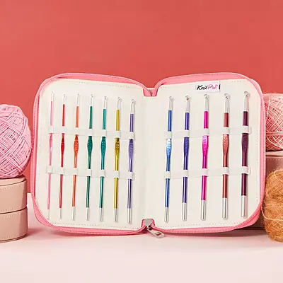 KnitPro Zing Grande Single Ended  Crochet Hook Set