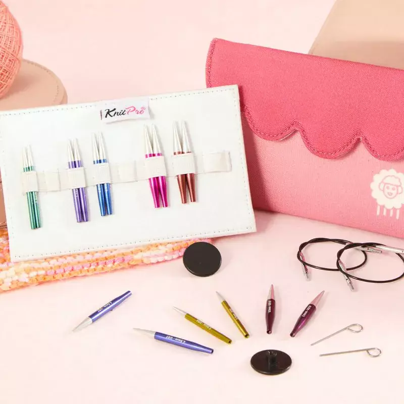 Buy KnitPro Zing Midi Interchangeable Circular Needle Set |Ideal